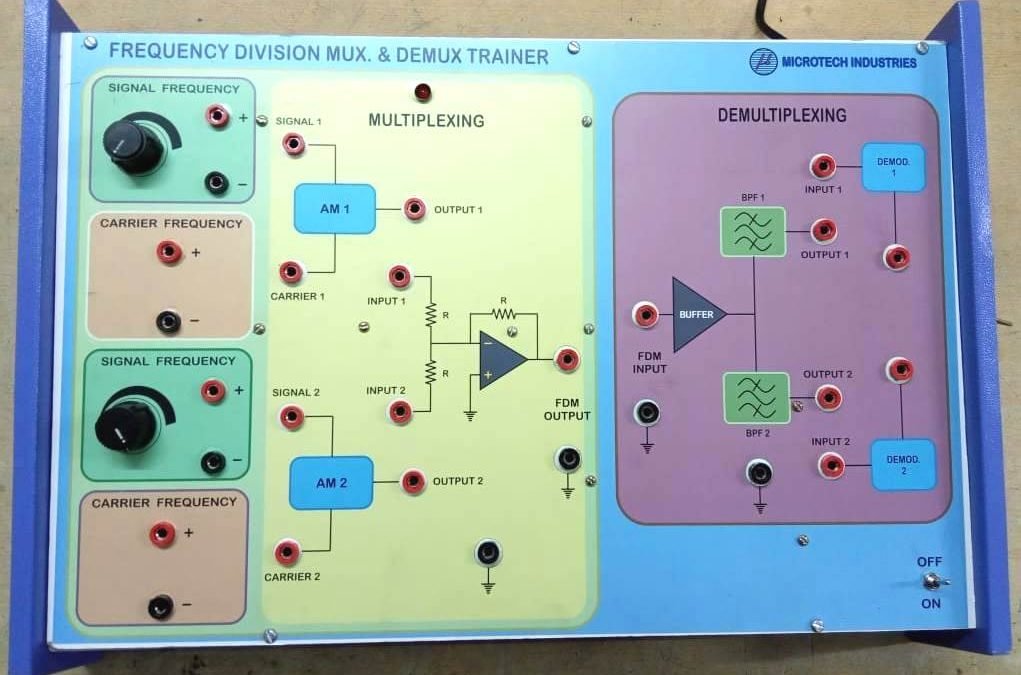 Frequency Division Multiplexing & Demultiplexing Trainer