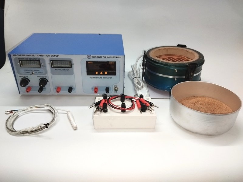 Magnetic Phase Transition Expt. Setup