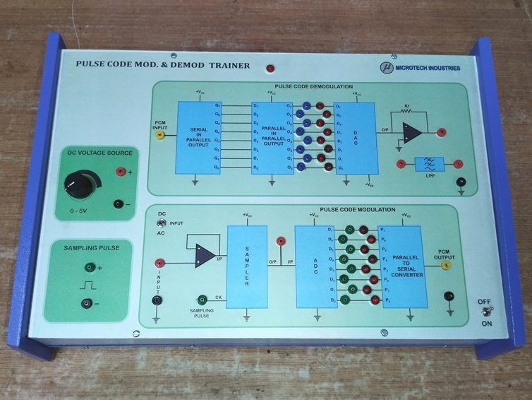 Pulse Code Modulation & Demodulation Trainer